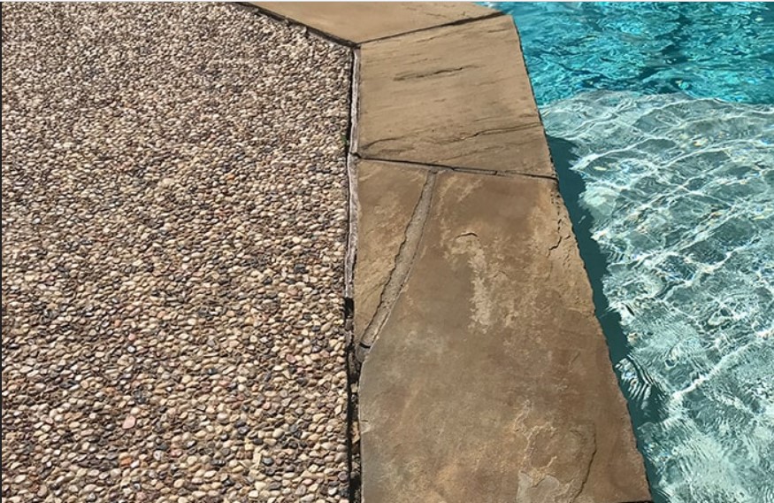 pool deck leveing